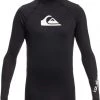 Quiksilver All Time Longsleeve Rashguard Men, gris -Natation Homme Soldes quiksilver all time longsleeve rashguard men black 1 2