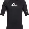 Quiksilver All Time Shortsleeve Rashguard Men, orange -Natation Homme Soldes quiksilver all time shortsleeve rashguard men black 1 1