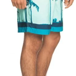 Quiksilver Paradise Volley 17 Shorts Men, Multicolore -Natation Homme Soldes quiksilver paradise volley 17 shorts men charlock 3