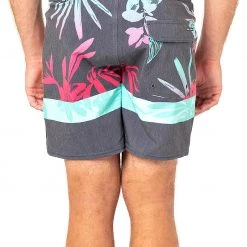 Rip Curl Mirage Retro Jungle Shorts Men, gris/Multicolore -Natation Homme Soldes rip curl mirage retro jungle shorts men black 3