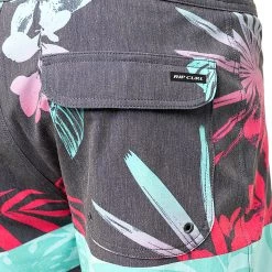 Rip Curl Mirage Retro Jungle Shorts Men, gris/Multicolore -Natation Homme Soldes rip curl mirage retro jungle shorts men black 6