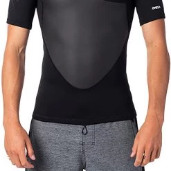 Rip Curl Omega SS Back Zip Jacket Men, gris/rouge