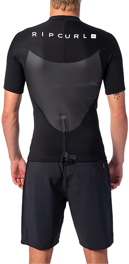 Rip Curl Omega SS Back Zip Jacket Men, gris/rouge 5 Rip Curl Omega SS Back Zip Jacket Men, gris/rouge – Image 3