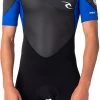 Rip Curl Omega SS Back Zip Spring Suit Men, noir/bleu -Natation Homme Soldes rip curl omega ss back zip spring suit men blue 1 1