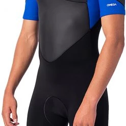 Rip Curl Omega SS Back Zip Spring Suit Men, noir/rouge -Natation Homme Soldes rip curl omega ss back zip spring suit men blue 3
