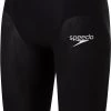 Speedo Fastskin LZR Pure Valor Leggings taille haute Homme, noir -Natation Homme Soldes speedo fastskin lzr pure valor high waisted jammer boys black 1