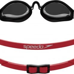 Speedo Fastskin Speedsocket 2 Masque, rouge/noir -Natation Homme Soldes speedo fastskin speedsocket 2 goggles lava red white smoke 4