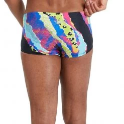 Speedo Rip it up V Club Training Allover 17cm Briefs Men, Multicolore -Natation Homme Soldes speedo rip it up v club training allover 17cm briefs men black atom lime light adriatic 3