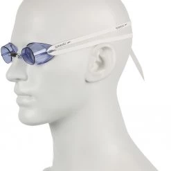 Speedo Swedish Lunettes de protection, blanc/bleu -Natation Homme Soldes speedo swedish goggles unisex white blue 3