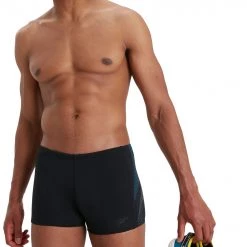Speedo Tech Panel Aqua Shorts Men, noir -Natation Homme Soldes speedo tech panel aqua shorts men black pool usa charcoal 3 1