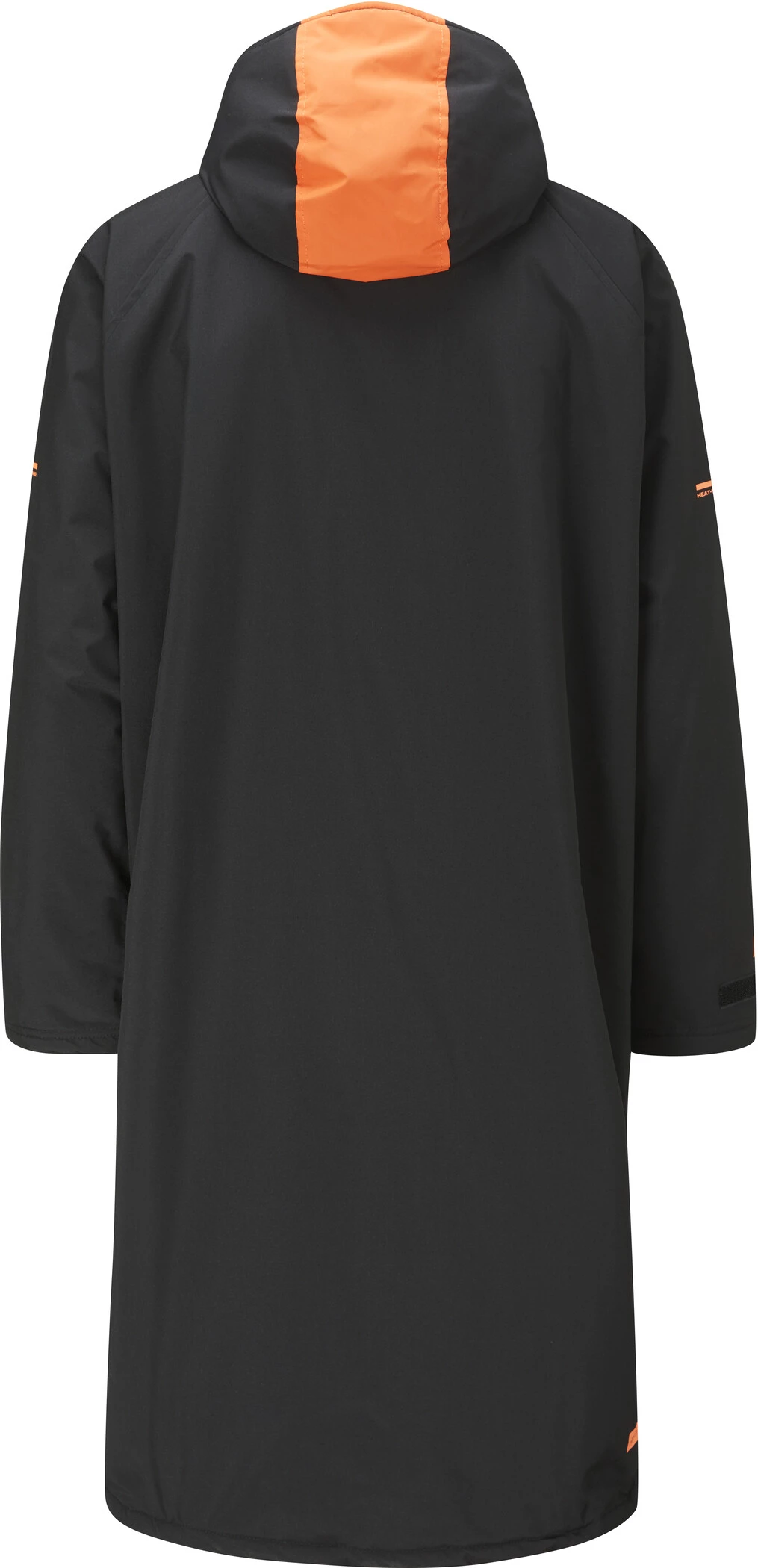 Zone3 Oversized Polar Fleece Parka Robe, noir/orange 5 Zone3 Oversized Polar Fleece Parka Robe, noir/orange – Image 3