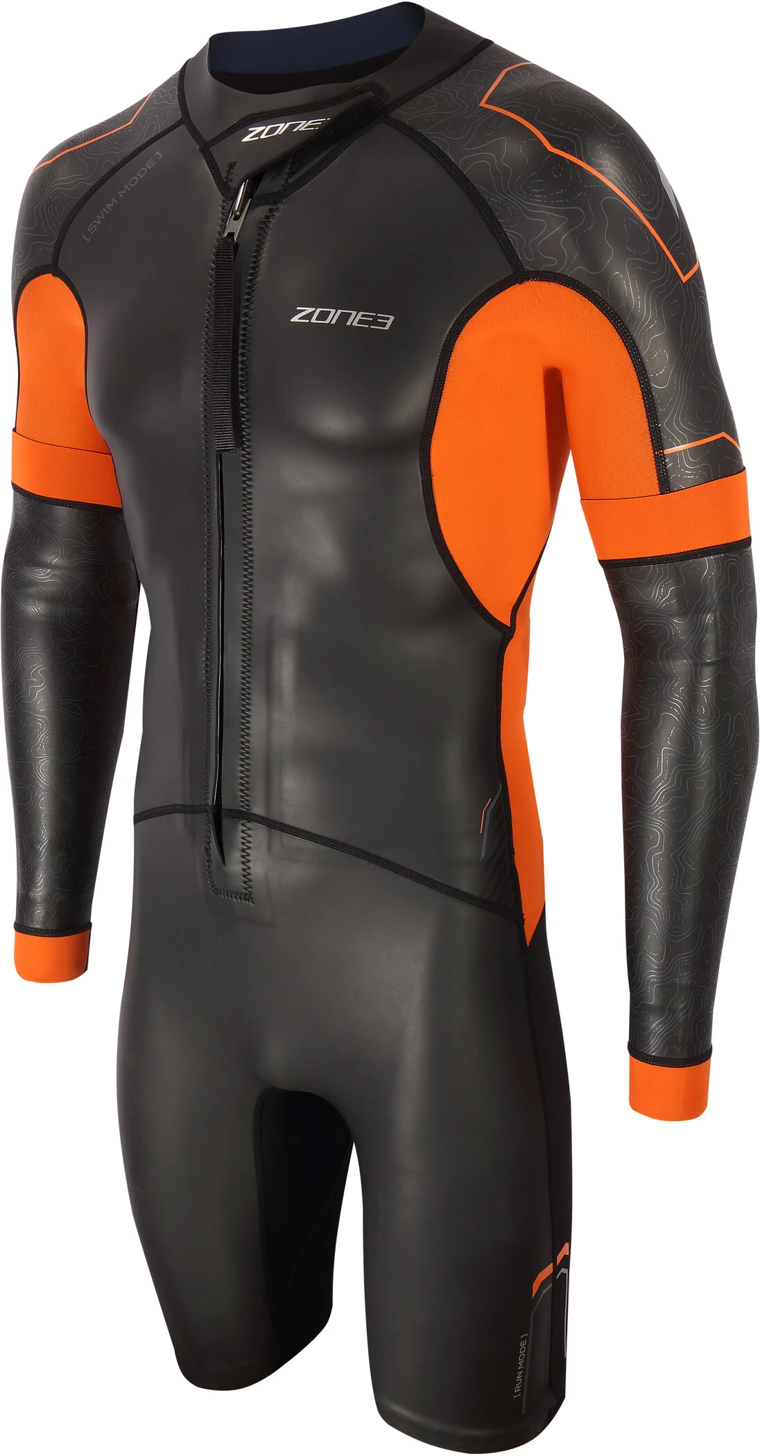 Zone3 Versa Swimrun Wetsuit Men, noir/orange 3 Zone3 Versa Swimrun Wetsuit Men, noir/orange
