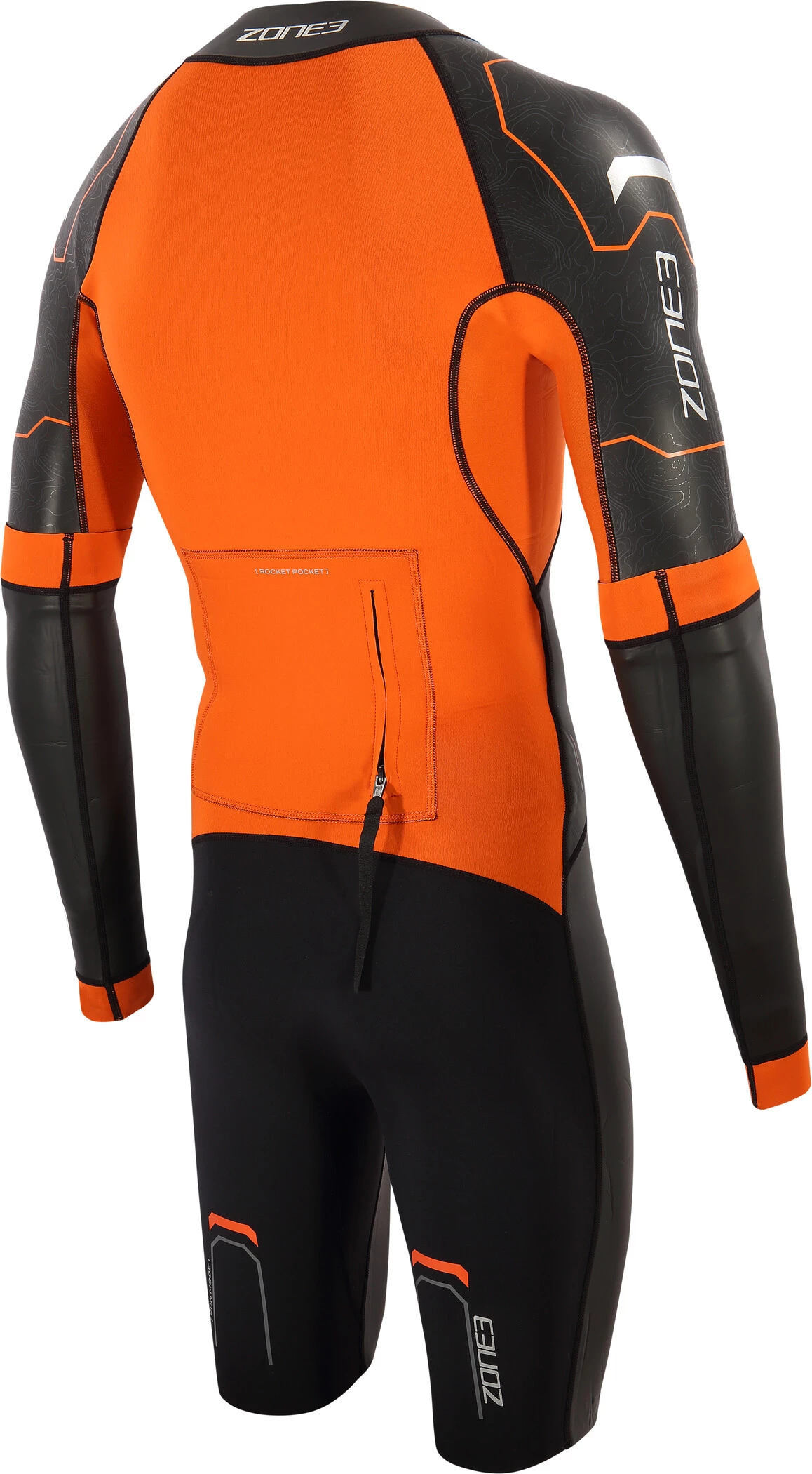 Zone3 Versa Swimrun Wetsuit Men, noir/orange 4 Zone3 Versa Swimrun Wetsuit Men, noir/orange – Image 2